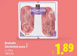 Lidl REALVALLE Salchichón extra oferta