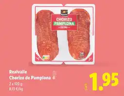 Lidl REALVALLE Chorizo de Pamplona oferta
