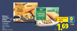 Lidl Monissa / Chef Select Rollitos de primavera oferta