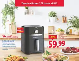 Lidl MOULINEX Freidora de aire XL oferta