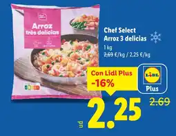 Lidl Chef Select Arroz 3 delicias oferta