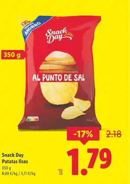 Lidl SNACK DAY Patatas lisas oferta