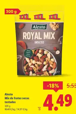 Lidl ALESTO Mix de frutos secos tostados oferta