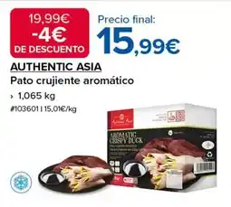 Costco Authentic - pato crujiente aromático oferta