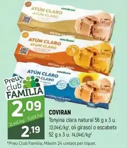 Coviran Coviran - tonyina clara natural o escabetx oferta
