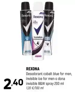 Coviran Rexona - desodorant cobalt blue for men oferta