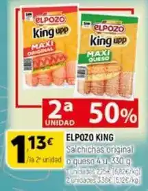 Coviran Elpozo - salchichas original o queso oferta