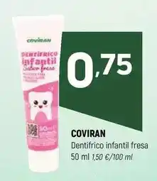 Coviran Coviran - dentifrico infantil fresa oferta