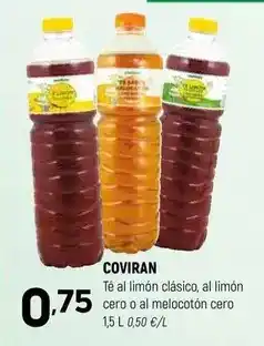 Coviran Coviran - te al limon clasico, al limón cero o al melocotón cero oferta