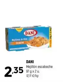 Coviran Dani - mejillon escabeche oferta