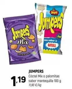Coviran Jumpers - coctel mix o palomitas sabor mantequilla oferta