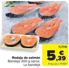 Rodaja de salmón