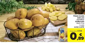 Carrefour - patata lavada todo uso el mercado
