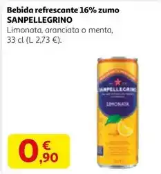 Alcampo San pellegrino - bebida refrescante 16% zumo oferta