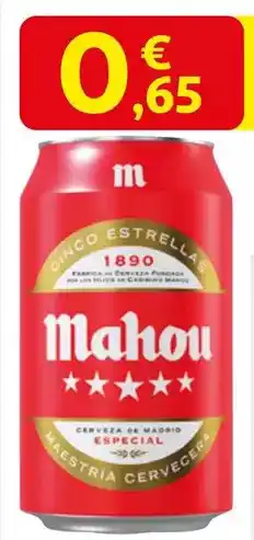 Alcampo Mahou - cerveza especial oferta