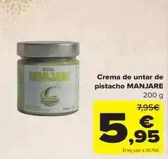 Carrefour Crema de untar de pistacho oferta