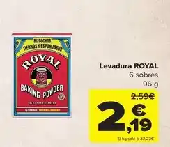Carrefour Royal - levadura oferta