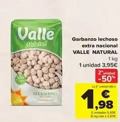 Carrefour Garbanzo lechoso extra nacional oferta
