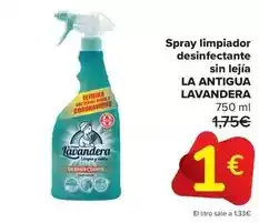 Carrefour Antigua usanza - spray limpiador desinfectante sin lejía oferta