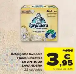 Carrefour Antigua usanza - detergente lavadora flores silvestres oferta