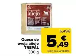 Carrefour Trepal - queso de oveja anejo oferta