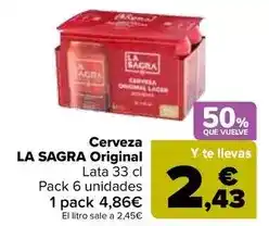 Carrefour La sagra - cerveza original oferta
