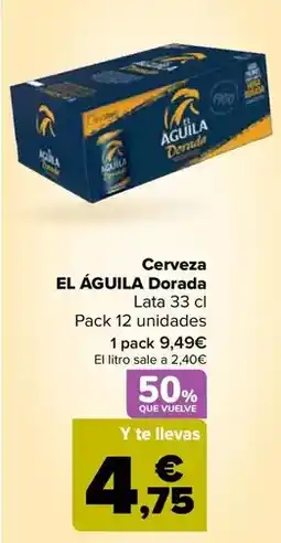 Carrefour Aguila dorada - cerveza oferta