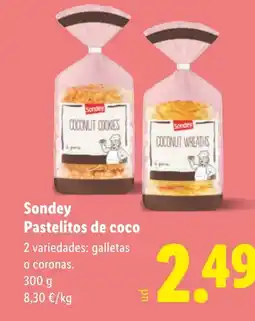 Lidl SODNEY Pastelitos de coco oferta