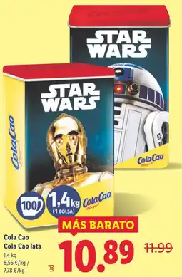 Lidl COLA CAO Cola Cao lata oferta