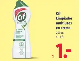 Lidl CIF Limpiador multiusos en crema oferta