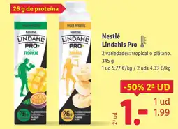 Lidl NESTLE Lindahls Pro oferta