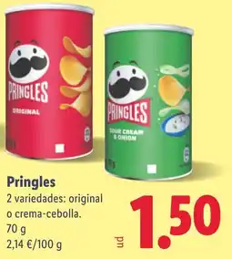 Lidl PRINGLES oferta