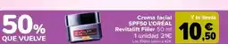 Carrefour L'oréal - crema facial spf50 revitalift filler oferta