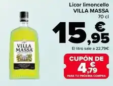 Carrefour Villa massa - licor limoncello oferta