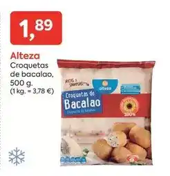 Suma Supermercados Alteza - croquetas de bacalao oferta