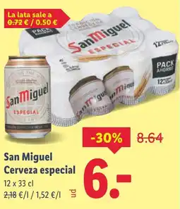 Lidl SAN MIGUEL Cerveza especial oferta