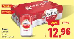 Lidl AMSTEL Cerveza oferta