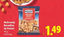 Lidl MCENNEDY Bocaditos de Pretzel oferta