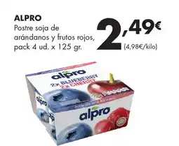 Supermercados Lupa ALPRO Postre soja de arándanos y frutos rojos oferta
