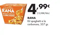 Supermercados Lupa RANA Kit spaghetti a la carbonara oferta