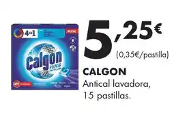 Supermercados Lupa CALGON Antical lavadora, 15 pastillas oferta