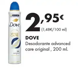 Supermercados Lupa DOVE Desodorante advanced care original oferta