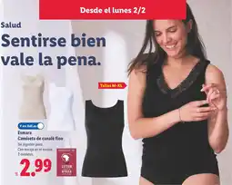 Lidl ESMARA Camiseta de canalé fino oferta