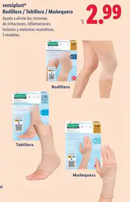 Lidl SENSIPLAST Rodillera/Tobillera / Muñequera oferta