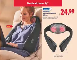 Lidl SENSIPLAST Masajeador de cuello Shiatsu oferta