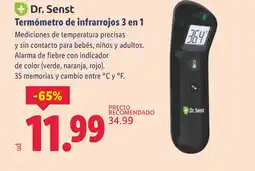 Lidl DR. SENST Termómetro de infrarrojos 3 en 1 oferta