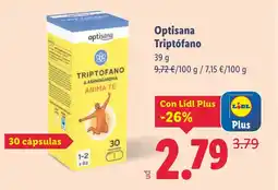 Lidl OPTISANA Triptofano oferta
