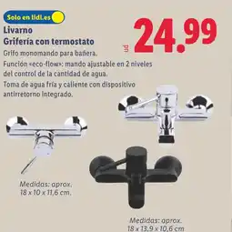 Lidl Livarno Grifería con termostato oferta