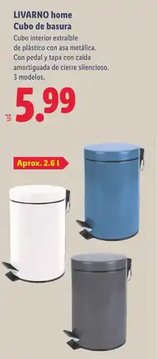 Lidl LIVARNO HOME Cubo de basura oferta