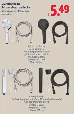 Lidl LIVARNO HOME Set de cabezal de ducha oferta